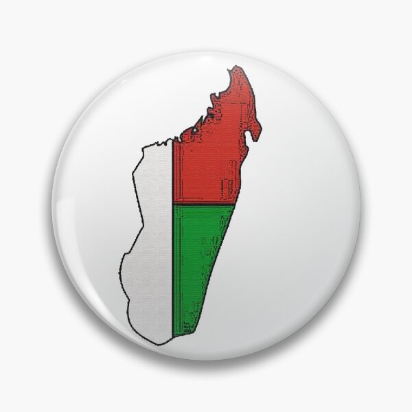 Item preview, Madagascar Map With Malagasy Flag designed and sold by Havocgirl.