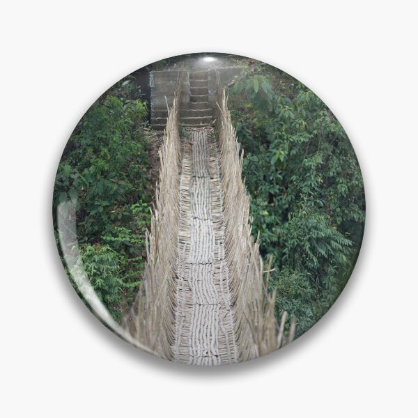 Item preview, Bamboo Suspension bridge Tropical Jungle Arunachal Pradesh India designed and sold by worldways.