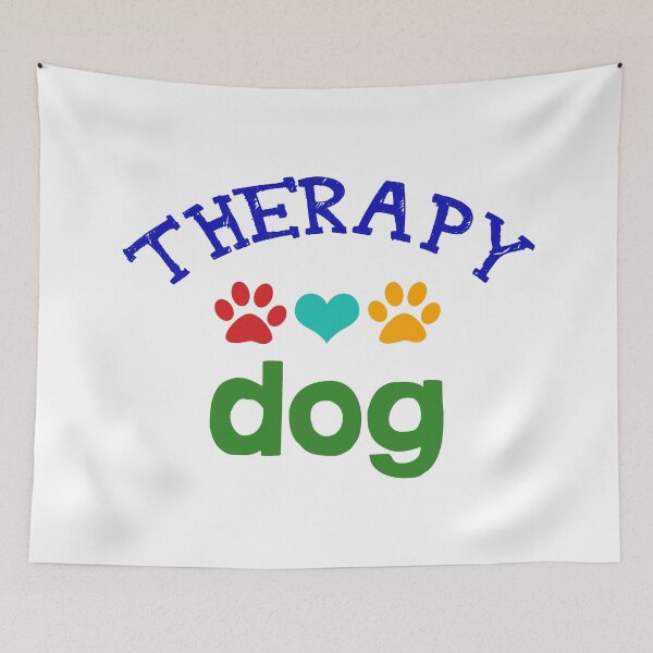 Item preview, Therapy dogs - therapy dog mom - assistance dogs - therapy dog gift, training therapy dog, dog therapy - helper dogs designed and sold by smooshfaceutd.