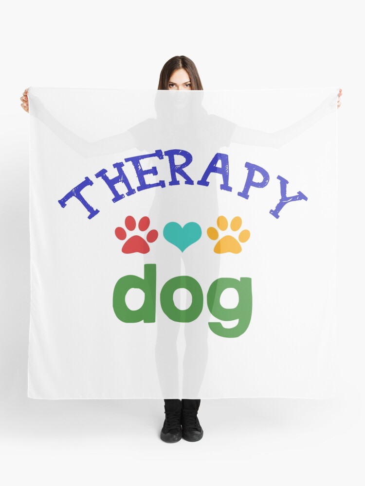 therapy dog scarf