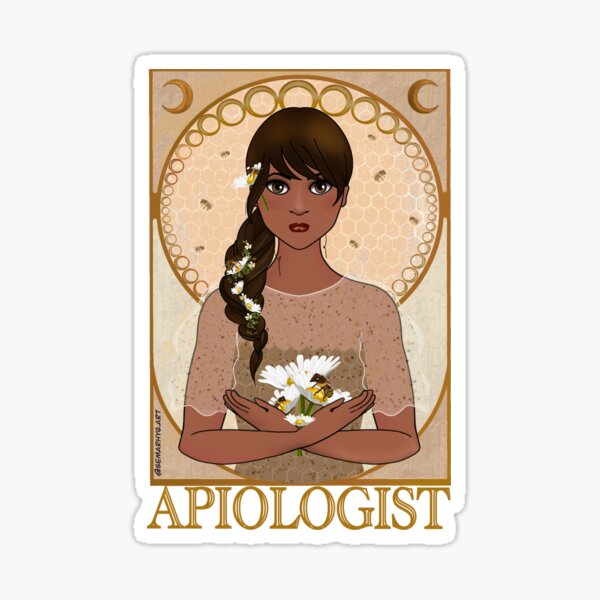 Apiologist (Art Nouveau) Sticker