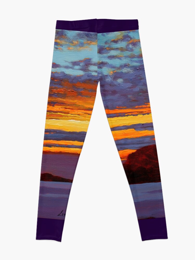 Alternate view of Clare Island Sunset, Clew Bay, County Mayo, Ireland Leggings