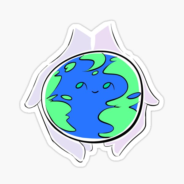 Lumpy Baby Earth Sticker