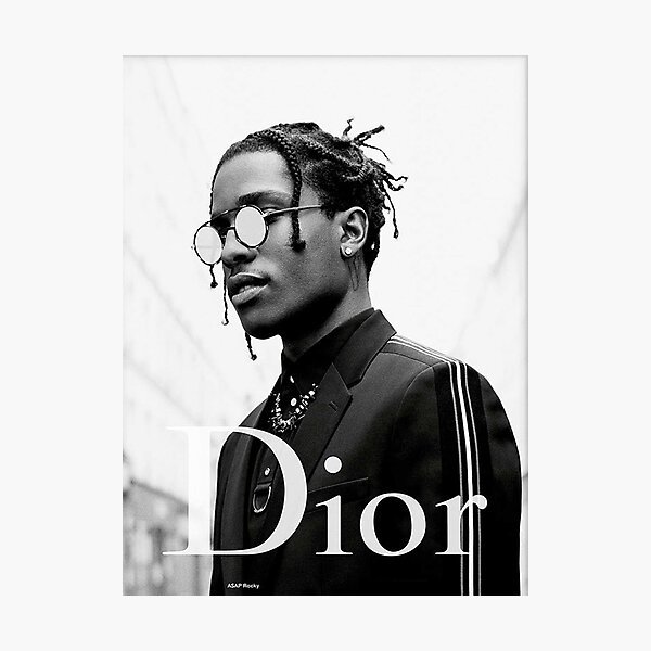 black rocky Photographic Print