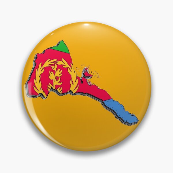 Item preview, Eritrea Map with Eritrean Flag designed and sold by Havocgirl.