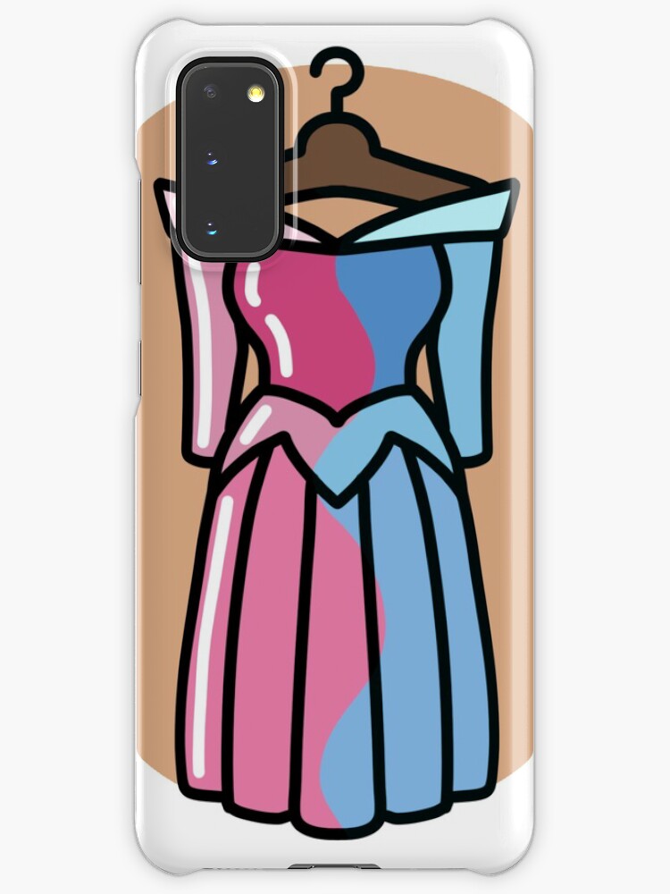 sleeping beauty blue pink dress