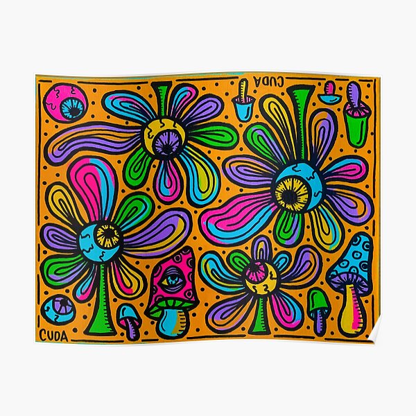 Flower Eyes Poster