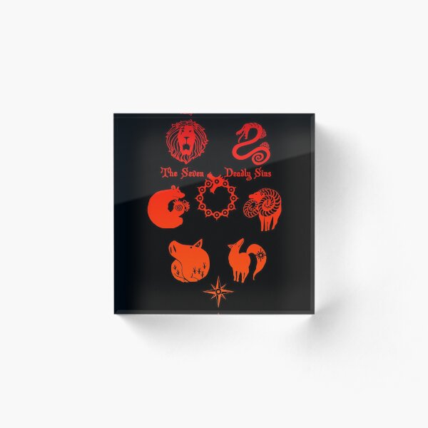 The 7 Deadly Sins | anime Acrylic Block