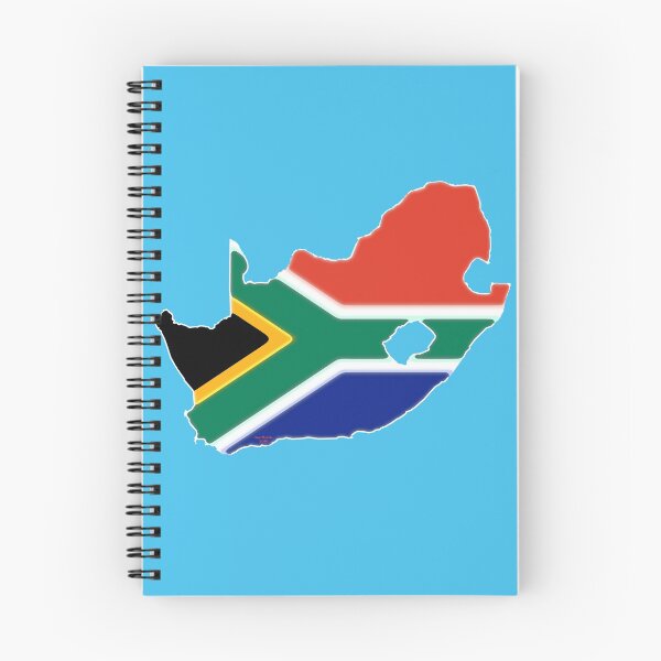Item preview, South Africa Map with South African Flag designed and sold by Havocgirl.