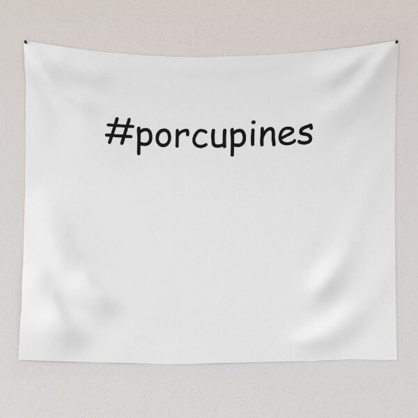 Item preview, Hashtag Porcupines dark designed and sold by lovesuperkarma.
