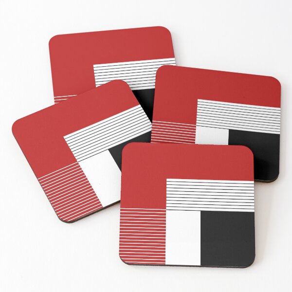 Item preview, Geometric shapes in three colors designed and sold by BattaAnastasia.