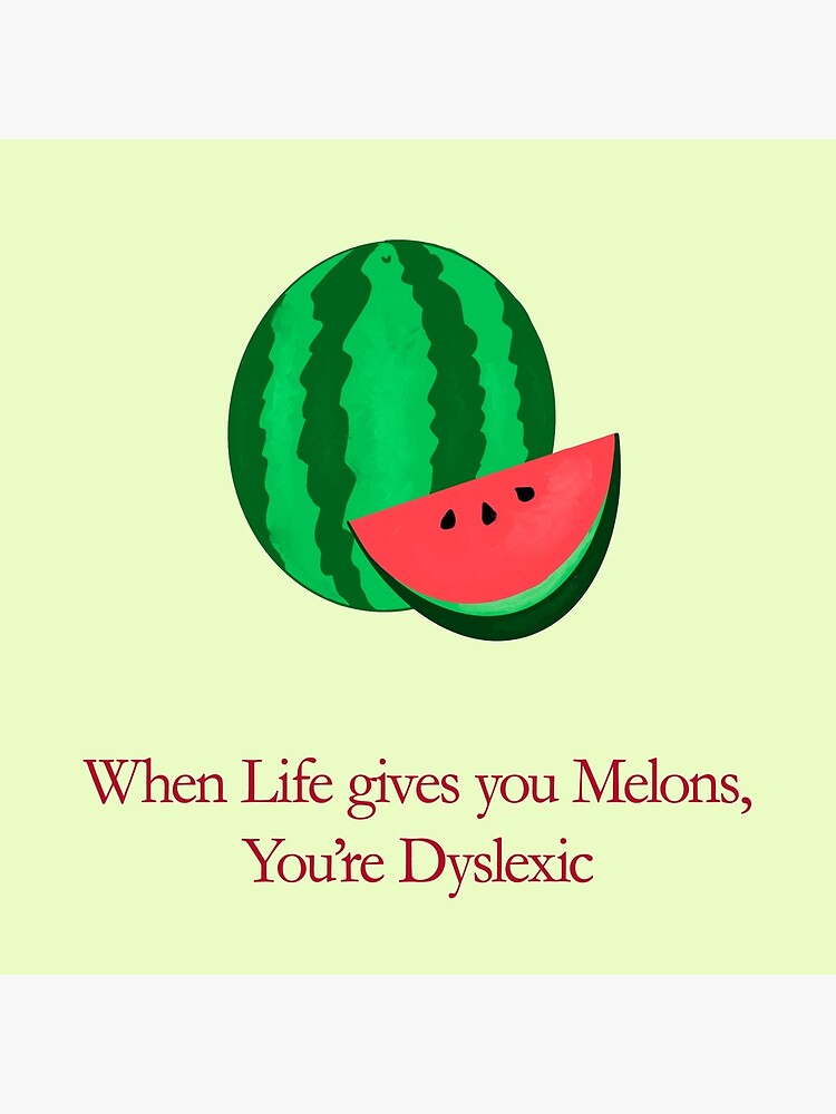 If Life Gives You Melons Dyslexic Funny Garden Yard Flag 