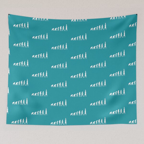 Item preview, The evolution of man till he gets upside down. designed and sold by arrogantdesign.