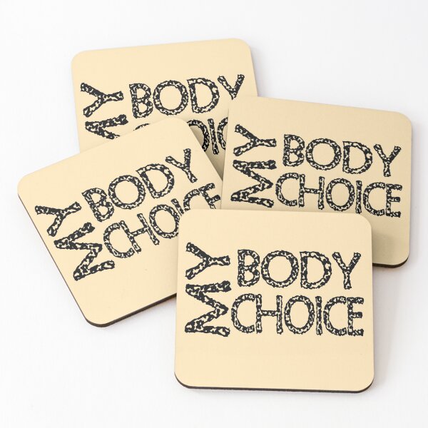 Item preview, My Body My Choice Peach Design  designed and sold by Grixel's Paang Gala Shop.