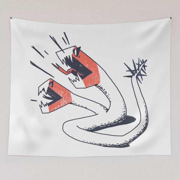 Item preview, Two-headed Y-snake designed and sold by anykeen.