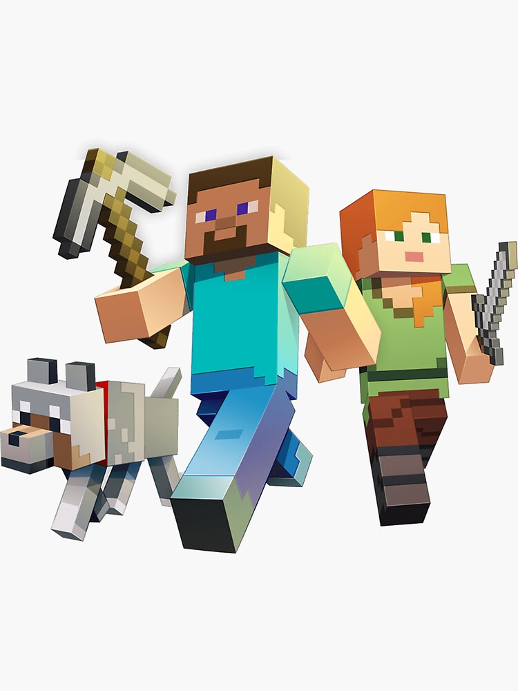 "Minecraft" Sticker by eclairvif77 Redbubble