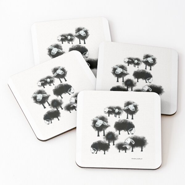 Item preview, Wee Flock of Black Sheep designed and sold by Christine Philbrick.