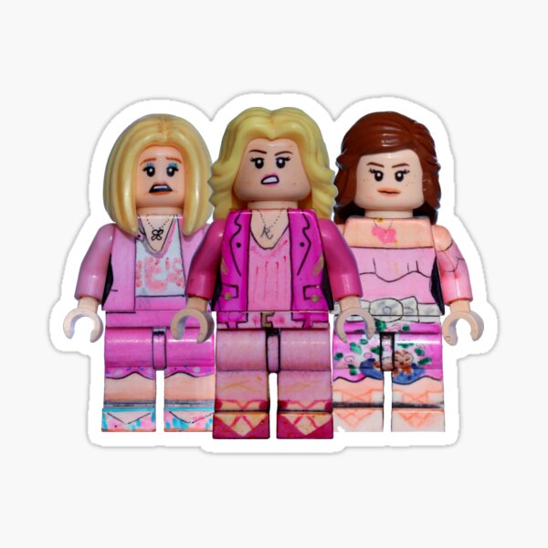 The Plastics - Mean Girls - Broadway Bricks Sticker