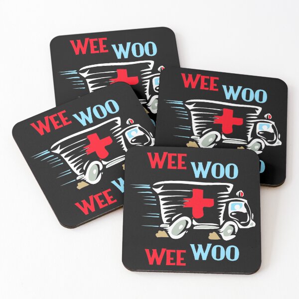 Item preview, EMT Wee Woo Funny Paramedic EMS designed and sold by inkedtee.