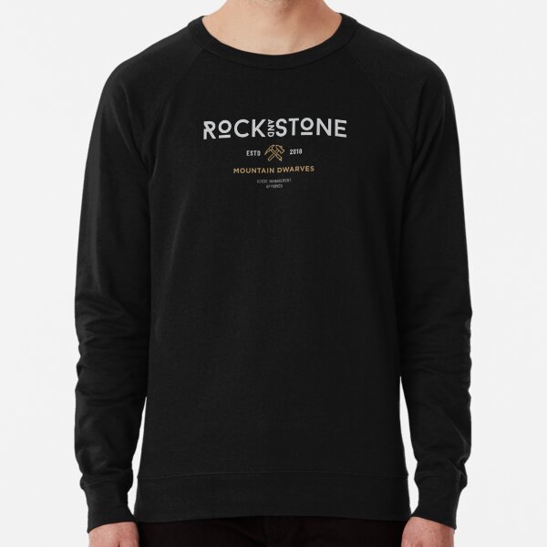 Deep Rock Galactic Rock and Stone White Lightweight Sweatshirt