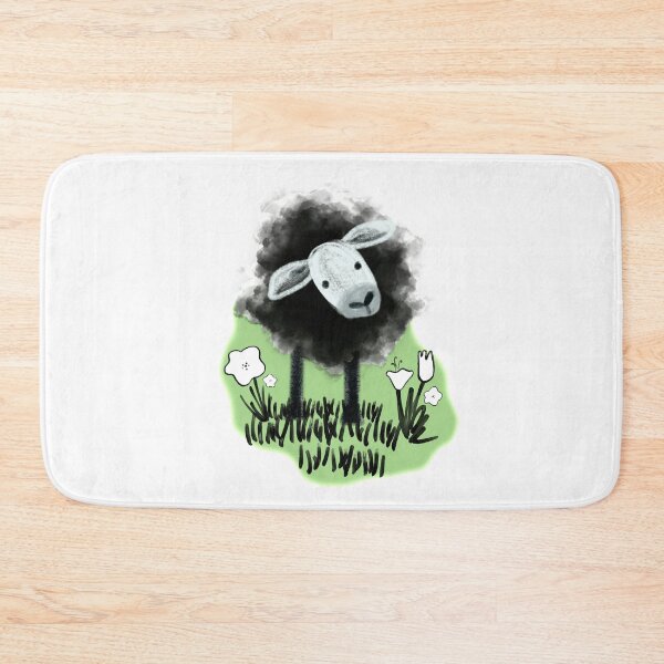 Item preview, Black Sheep on Green designed and sold by Christine Philbrick.