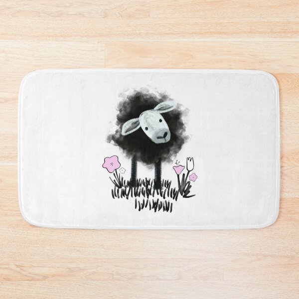 Item preview, Black Sheep on Lilac designed and sold by Christine Philbrick.