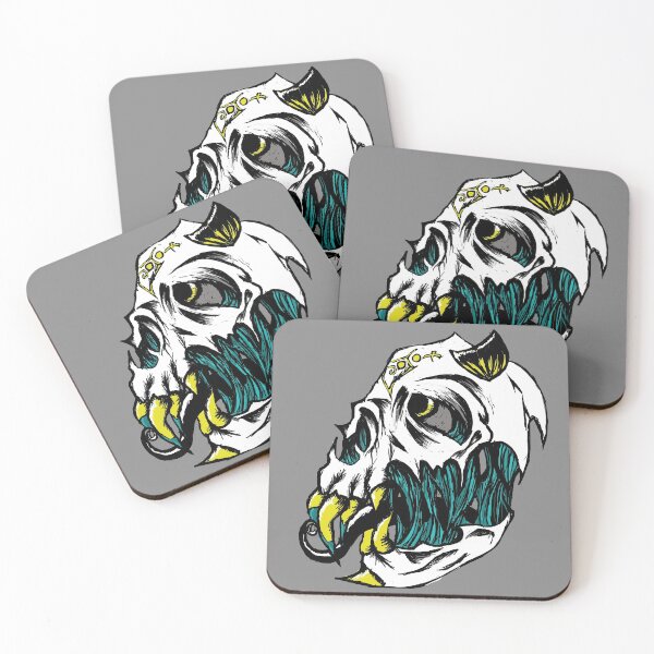 Item preview, 80s Demon Skull Tattoo  designed and sold by PoesUnderstudy.