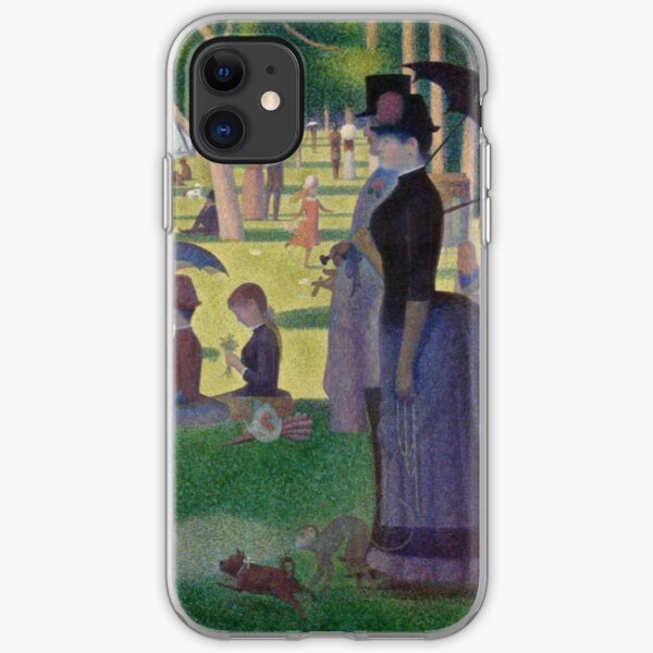 A Sunday Afternoon on the Island of La Grande Jatte Modernized iPhone Soft Case