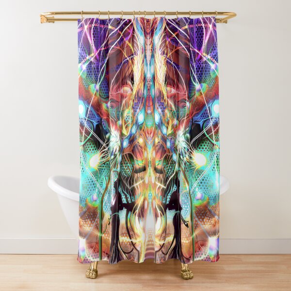 "Harmonic Convergence" Shower Curtain