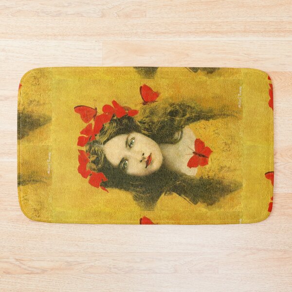 Item preview, Vintage Portrait Girl On Gold designed and sold by mictomart.