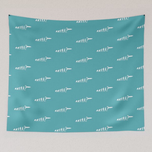 Item preview,  The evolution of man till he does human flag (white). designed and sold by arrogantdesign.