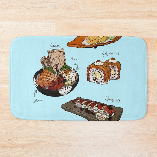 Item preview, Japanese Food - Hand drawn Collage  designed and sold by shennit.