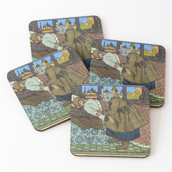 Item preview, The Feather of Finist the Falcon - Ivan Bilibin designed and sold by forgottenbeauty.