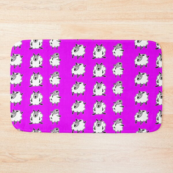 Item preview, Sheep on the pink grass designed and sold by Piotr Dulski.