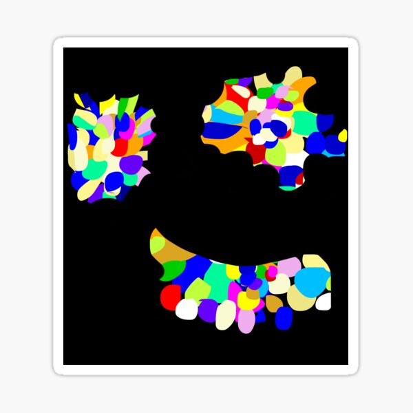 Item preview, Abstract Happy face designed and sold by Megan Nicole Czerwinski.