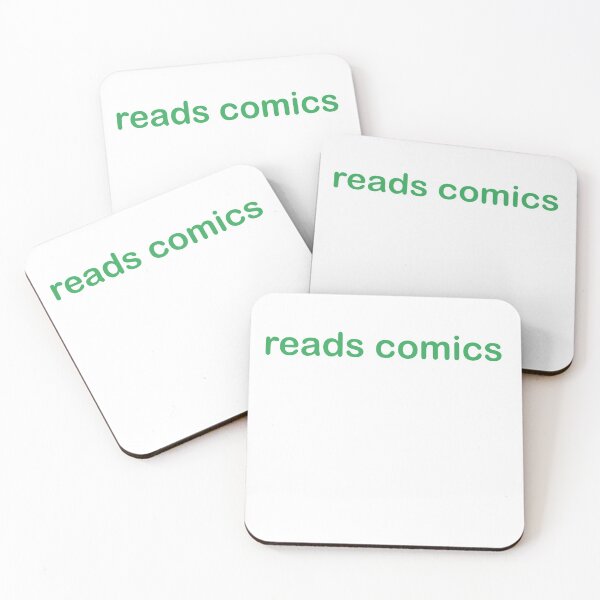 Item preview, Reads Comics - CoolGirlTeez designed and sold by CoolGirlTeez.