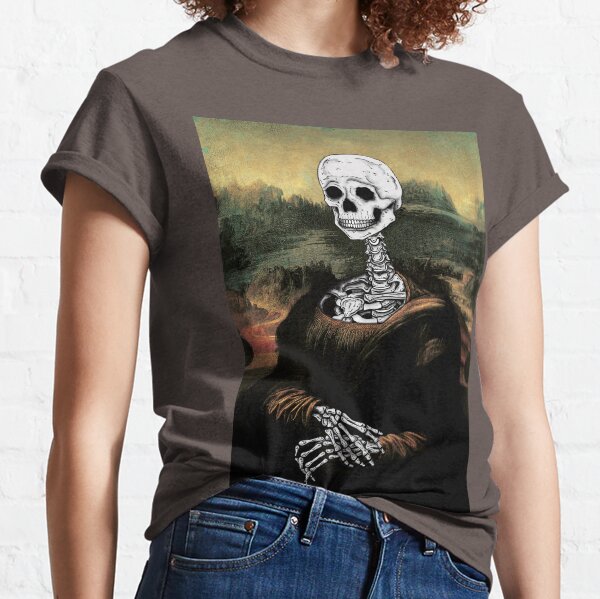 "La Gioconda"- Digital skeleton version Classic T-Shirt