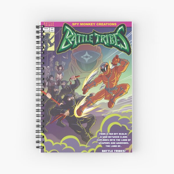 Battle Tribes - Enter the Ninja! Spiral Notebook