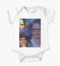 johnny depp2 Short Sleeve Baby One-Piece