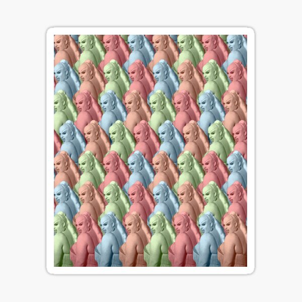 Item preview, divine in a pastel rainbow tessellation designed and sold by Sebastian  George.
