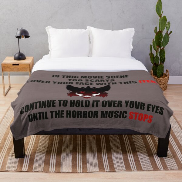 Horror Protective Gear Throw Blanket