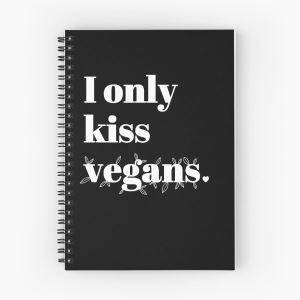 Item preview, I only kiss vegans - white lettering designed and sold by brigach.