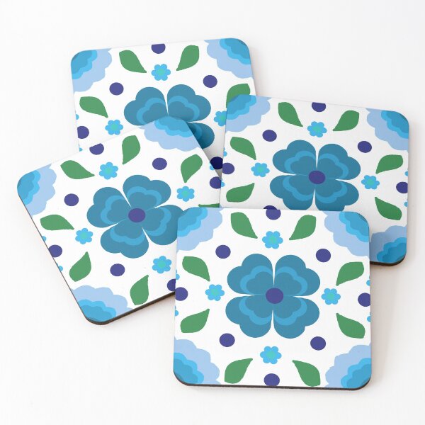 Item preview, Lala Clover Doodle Teal designed and sold by LalaDoodleBug.
