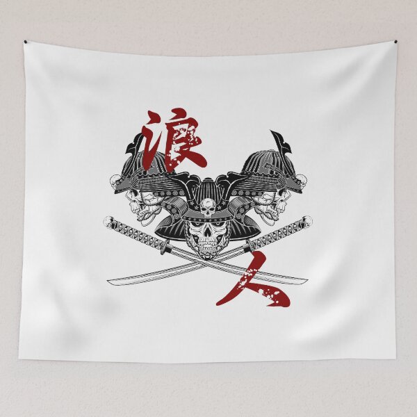 Item preview, Ronin Skull Skeleton Japanese Warriors Samurai Japan Merch designed and sold by shennit.