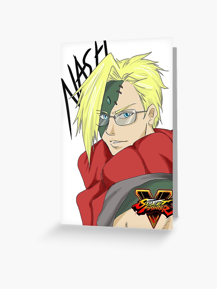 Nash Street Fighter Greeting Card By Kauaiy Redbubble