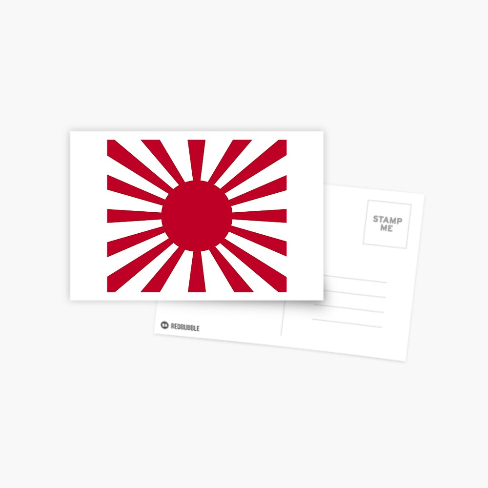 Imperial Japan Flag Rising Sun Postcard By Solarcross Redbubble