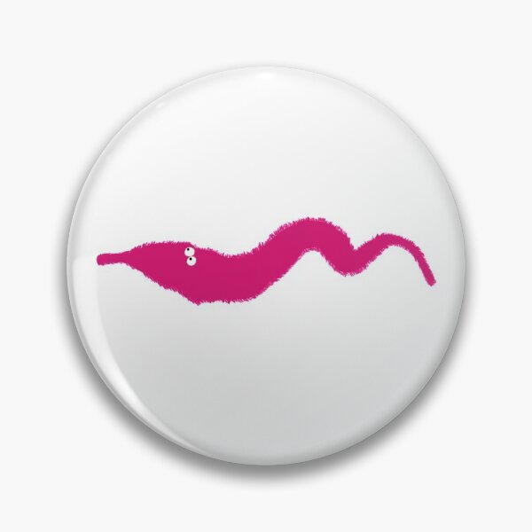 Item preview, Deep Pink Worm on a String designed and sold by Kaytmars.