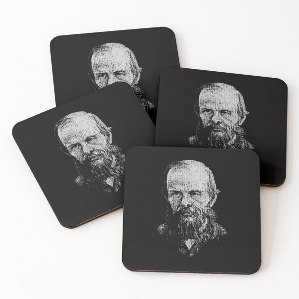 Item preview, Dostoevsky, Portrait, Black and White designed and sold by adamkenney.