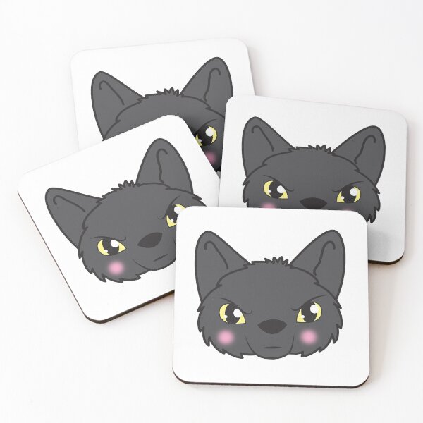 Item preview, ANGRY black WOLF fox designed and sold by jazzydevil.