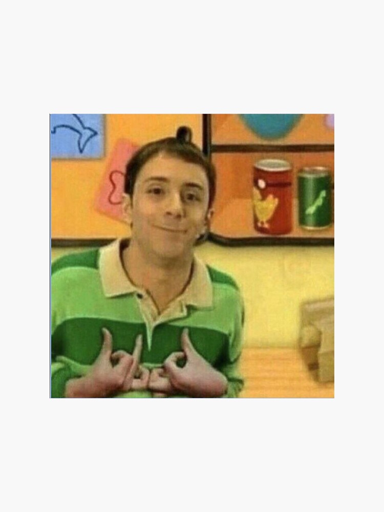 "Blues Clues Blood" Sticker for Sale by hselvitelli7 Redbubble